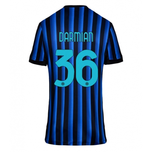 Billige Fotballdrakt Inter Milan Matteo Darmian #36 Replika Hjemmedrakt Dame 2025-26 Kortermet Billige Fotballdrakt Inter Milan Matteo Darmian #36 Replika Hjemmedrakt Dame 2025-26 Kortermet